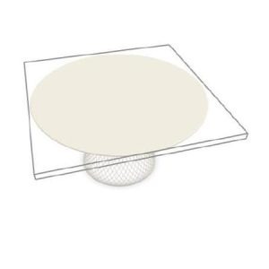 EMU PIANO TAVOLO TONDO HEAVEN BIANCO