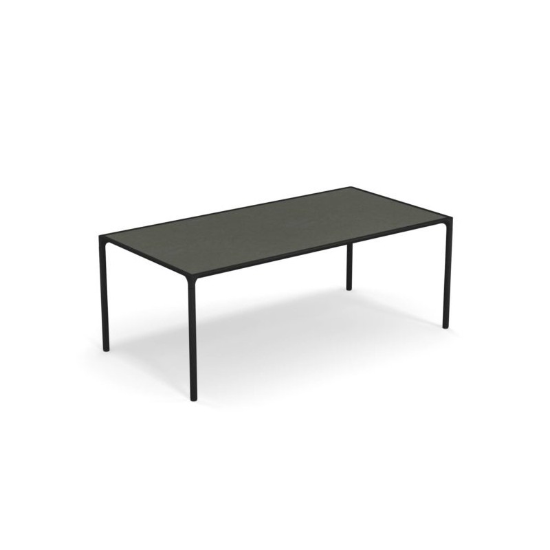 EMU TERRAMARE TAVOLO RETTANGOLARE 203X103 NERO