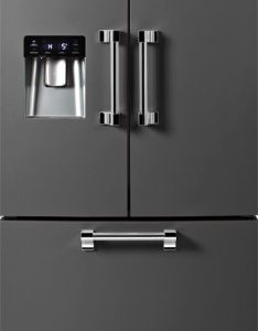 FRIGORIFERO ASCOT FRENCH DOOR COL. NERO BA