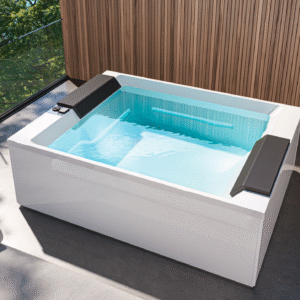 MINIPISCINA IDROMASSAGGIO TREESSE SOUL SPA BIANCO SATINATO