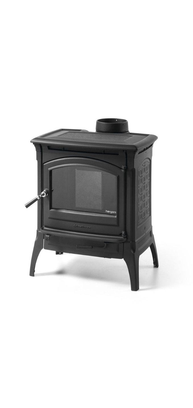 MANCHESTER STUFA A LEGNA HERGOM 12,6KW NERO -