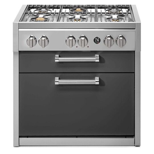 CUCINA 6 FUOCHI ANTRAC STEEL