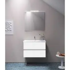 Mobilduenne Monoblocco bagno Bianco