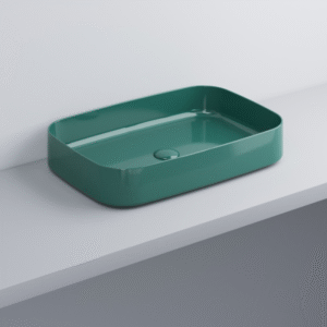 CIELO LAVABO SHUI COMFORT RETTANGOLARE 60 COLOR SMERALDO