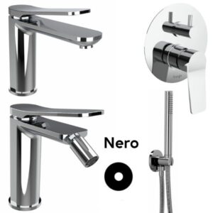 Kit rubinetteria Gio 2 Nero